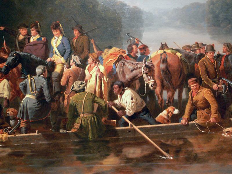 Marion Crossing the Pee Dee, William Ranney